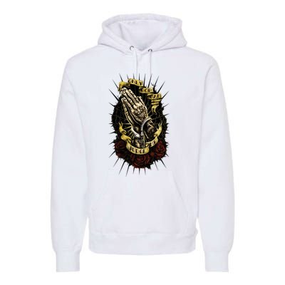 Only God Can Judge Me Pray Swag Cool Premium Hoodie