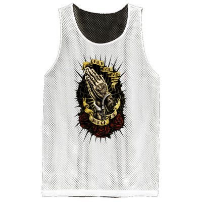 Only God Can Judge Me Pray Swag Cool Mesh Reversible Basketball Jersey Tank