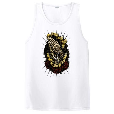 Only God Can Judge Me Pray Swag Cool PosiCharge Competitor Tank