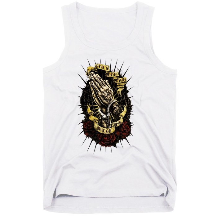 Only God Can Judge Me Pray Swag Cool Tank Top