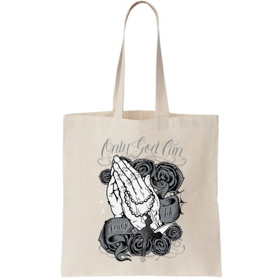 Only God Can Judge Me Chicano Graphic Art Bag