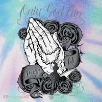 Only God Can Judge Me Chicano Low Rider Graphic Art Legacy Tie Dye Trucker Hat