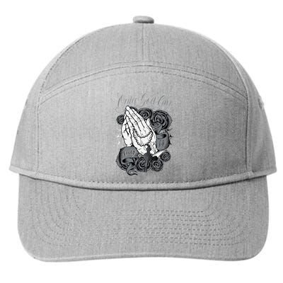 Only God Can Judge Me Chicano Low Rider Graphic Art 7-Panel Snapback Hat