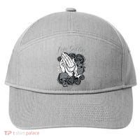 Only God Can Judge Me Chicano Graphic Art 7-Panel Snapback Hat