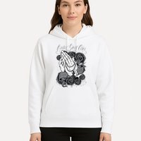 Only God Can Judge Me Chicano Graphic Art Hoodie