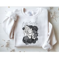 Only God Can Judge Me Chicano Graphic Art Sweatshirt
