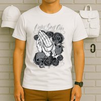 Only God Can Judge Me Chicano Graphic Art T-Shirt