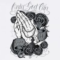 Only God Can Judge Me Chicano Low Rider Graphic Art Bucket Hat