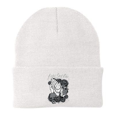 Only God Can Judge Me Chicano Low Rider Graphic Art Beanie