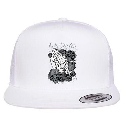 Only God Can Judge Me Chicano Low Rider Graphic Art Flatbill Hat