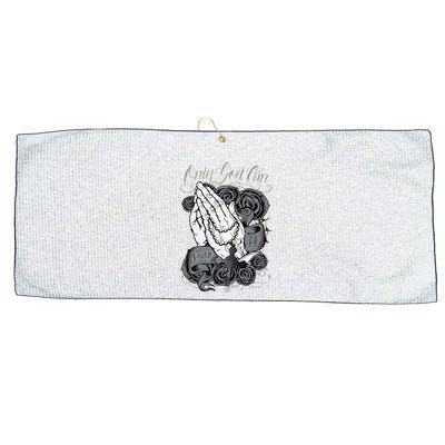 Only God Can Judge Me Chicano Graphic Art Large Microfiber Waffle Golf Towel