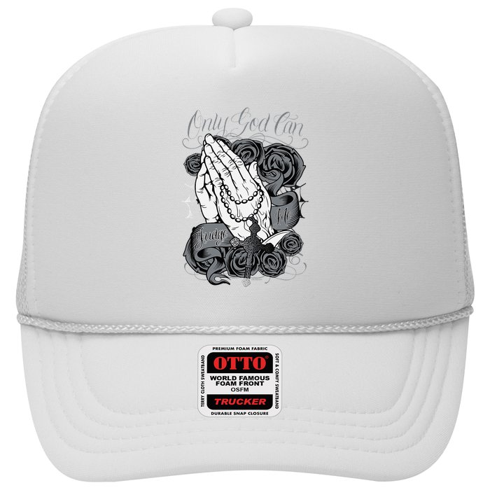 Only God Can Judge Me Chicano Graphic Art Hat