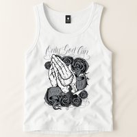 Only God Can Judge Me Chicano Graphic Art Tank Top