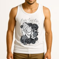 Only God Can Judge Me Chicano Graphic Art Tank Top