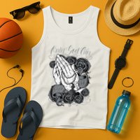 Only God Can Judge Me Chicano Graphic Art Tank Top