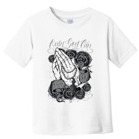 Only God Can Judge Me Chicano Graphic Art Toddler T-Shirt