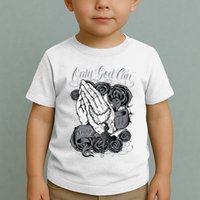 Only God Can Judge Me Chicano Graphic Art Toddler T-Shirt