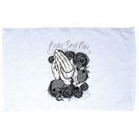 Only God Can Judge Me Chicano Graphic Art Microfiber Hand Towel