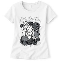 Only God Can Judge Me Chicano Graphic Art Womens T-Shirt