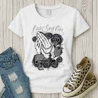 Only God Can Judge Me Chicano Graphic Art Womens T-Shirt