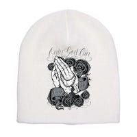 Only God Can Judge Me Chicano Low Rider Graphic Art Short Acrylic Beanie