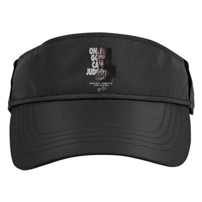 Only God Can Judge Me Dominic Toretto Vin Diesel Adult Drive Performance Visor