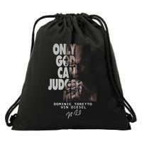 Only God Can Judge Me Dominic Toretto Vin Diesel Drawstring Bag