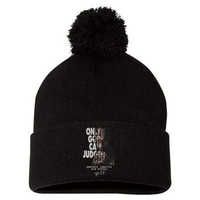 Only God Can Judge Me Dominic Toretto Vin Diesel Pom Pom 12in Knit Beanie