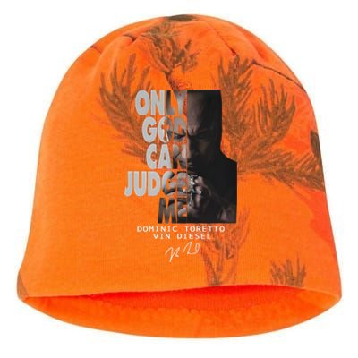 Only God Can Judge Me Dominic Toretto Vin Diesel Kati - Camo Knit Beanie