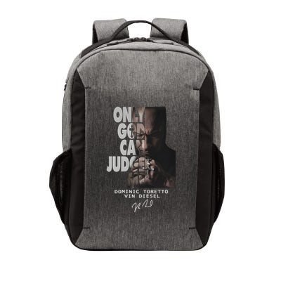 Only God Can Judge Me Dominic Toretto Vin Diesel Vector Backpack