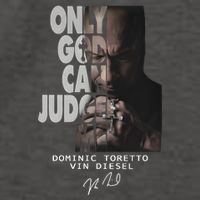 Only God Can Judge Me Dominic Toretto Vin Diesel Vector Backpack