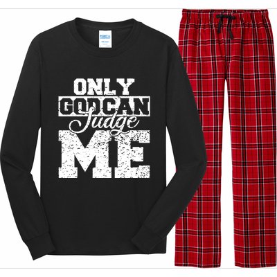 Only God Can Judge Me Long Sleeve Pajama Set