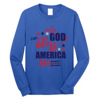 Only God Can Bless America Not Biden Trump Biden Gift Long Sleeve Shirt