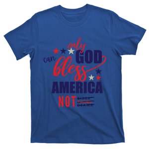 Only God Can Bless America Not Biden Trump Biden Gift T-Shirt