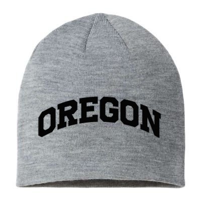 Oregon Gift College University Text Sports Sustainable Beanie