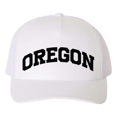 Oregon Gift College University Text Sports Yupoong Adult 5-Panel Trucker Hat