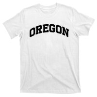 Oregon Gift College University Text Sports T-Shirt