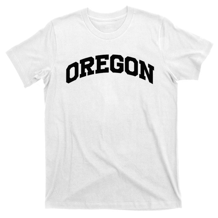 Oregon Gift College University Text Sports T-Shirt