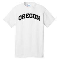 Oregon Gift College University Text Sports Tall T-Shirt