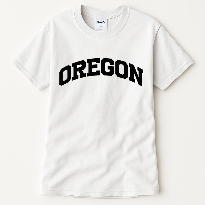 Oregon Gift College University Text Sports Tall T-Shirt