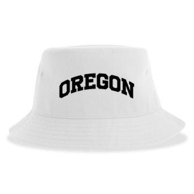 Oregon Gift College University Text Sports Sustainable Bucket Hat