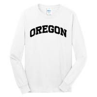 Oregon Gift College University Text Sports Tall Long Sleeve T-Shirt