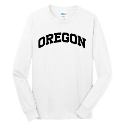 Oregon Gift College University Text Sports Tall Long Sleeve T-Shirt