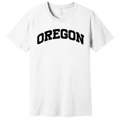 Oregon Gift College University Text Sports Premium T-Shirt