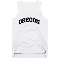 Oregon Gift College University Text Sports Tank Top