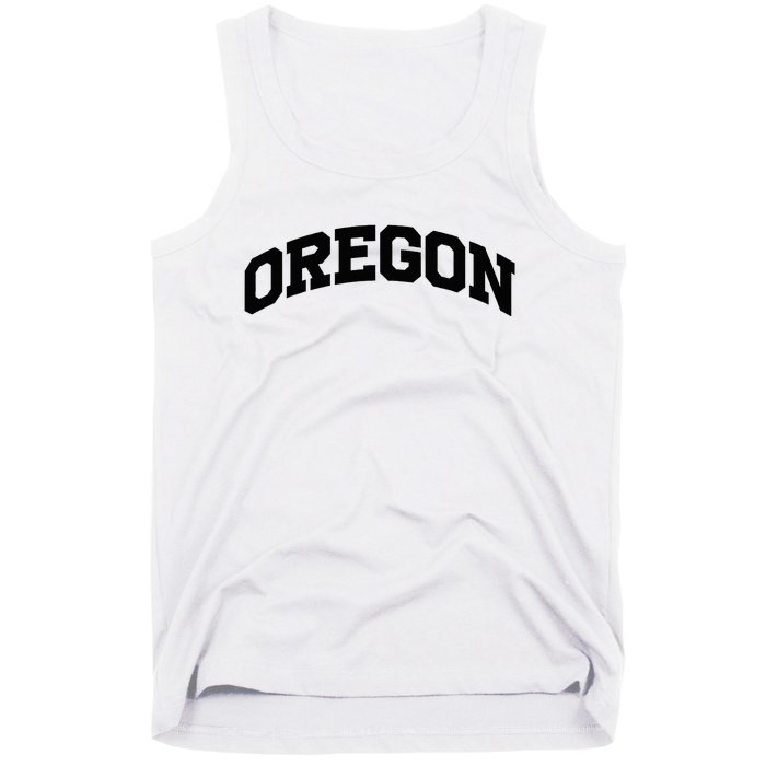 Oregon Gift College University Text Sports Tank Top