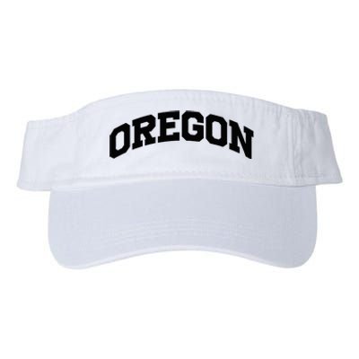 Oregon Gift College University Text Sports Valucap Bio-Washed Visor