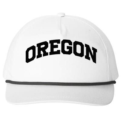 Oregon Gift College University Text Sports Snapback Five-Panel Rope Hat