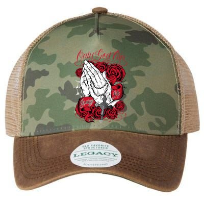 Only God Can Judge Me Red Legacy Tie Dye Trucker Hat