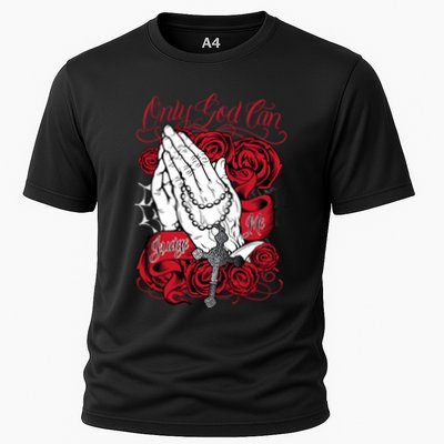 Only God Can Judge Me Red Performance Shirt